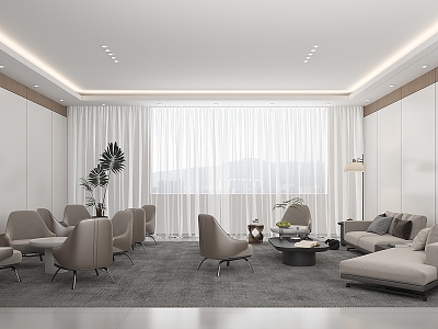 Modern Reception Room model