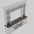 Modern White Home Dresser With Drawers Shelves And Wooden Top Storage
