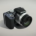 Olympus Digital Camera With Zoom Lens Control Dials And Stylish Body Design 3d model