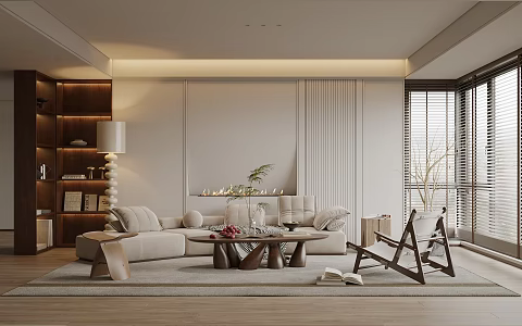 The Silent Living Room 3d model