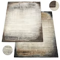 Modern Square Rug With Abstract Gradient Texture And Soft Neutral Tones For Living Room