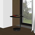 Modern Side Table Sofa Side Table C- shaped Side Table Small Coffee Table 3d model