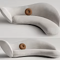Modern shaped sofa 3d model