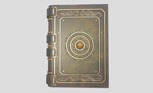 Magic Book Spell Book Ancient Book 3d model