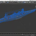 Warship Dreadnought Class Destroyer Battleship Cruise Ship Frigate Ship Carrier Low Face Number Low Model Simple Model Game Movie Class Super Writing 3d model