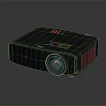 Modern Projector Surveillance Device With Sleek Design And High Definition Video Monitoring