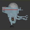 Robot Assistant Small Robot Butler Robot Butler Figure Game Figure 3d model