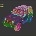 Grey Two Door Off Road Vehicle With Rugged Lines Bold Grille And Large Wheels