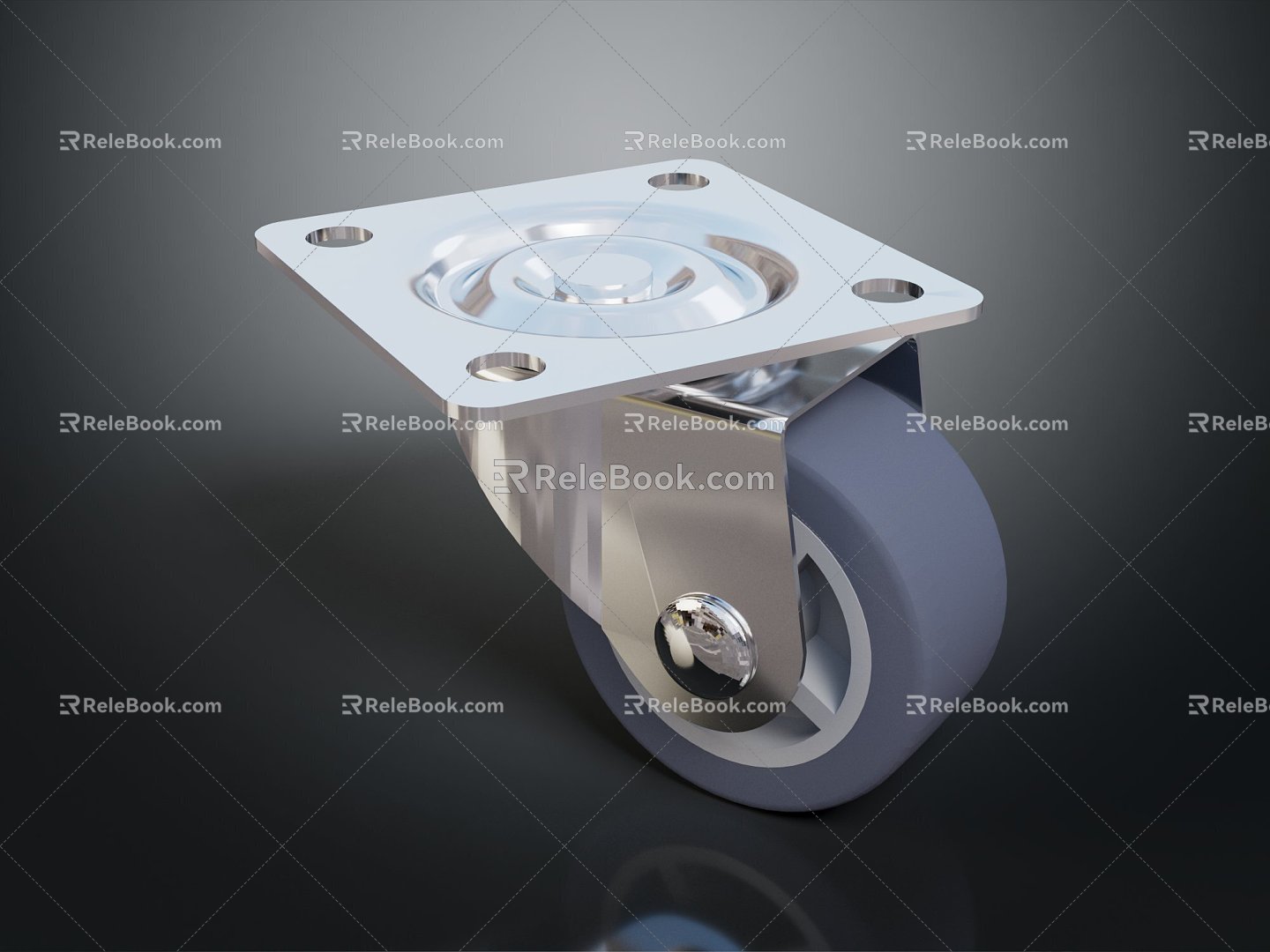 Modern wheel self-position wheel caster auxiliary wheel 3d model