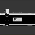 iHome Black Silver Sleek Portable Audio Device For Daily Use