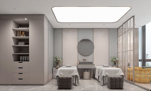 Modern SPA Beauty Massage Room 3d model