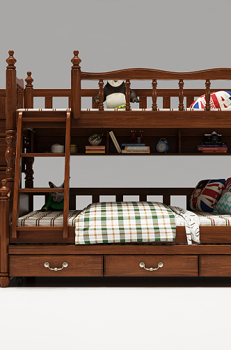 American Bed 3d model