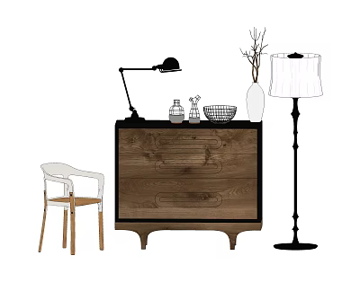 Entrance cabinet 3d model