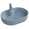 Washing table basin washing table 3d model