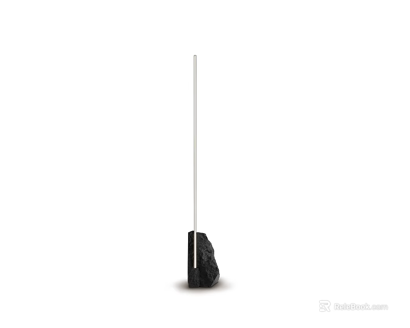 Modern Abstract Floor Lamp with Unique Shape and Metal Structure for Home Interior 3d model 