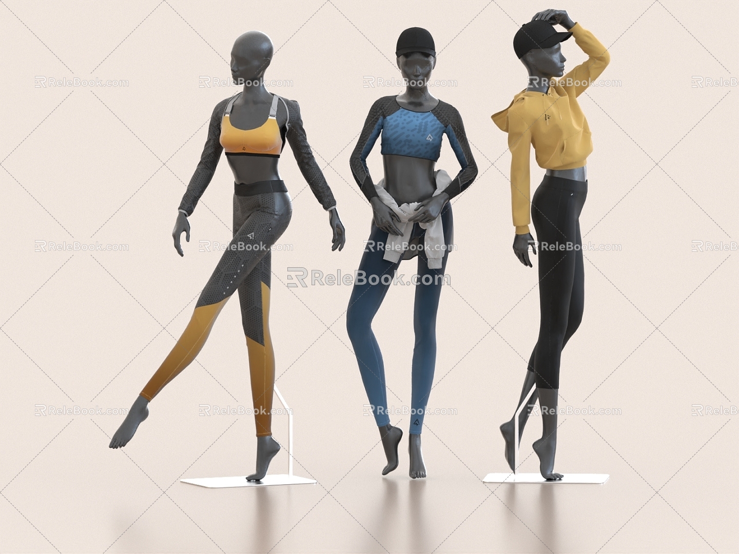 Sportswear Shorts Shorts Sportswear Clothes Dummy Dummy Model Underwear 3d model