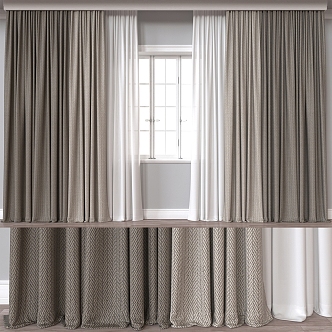 Curtains 3d model