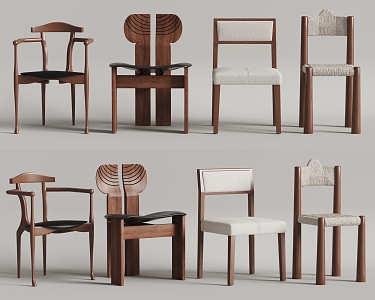 Panton Style Dining Chair Single Chair Casual Chair Coffee Chair 3d model