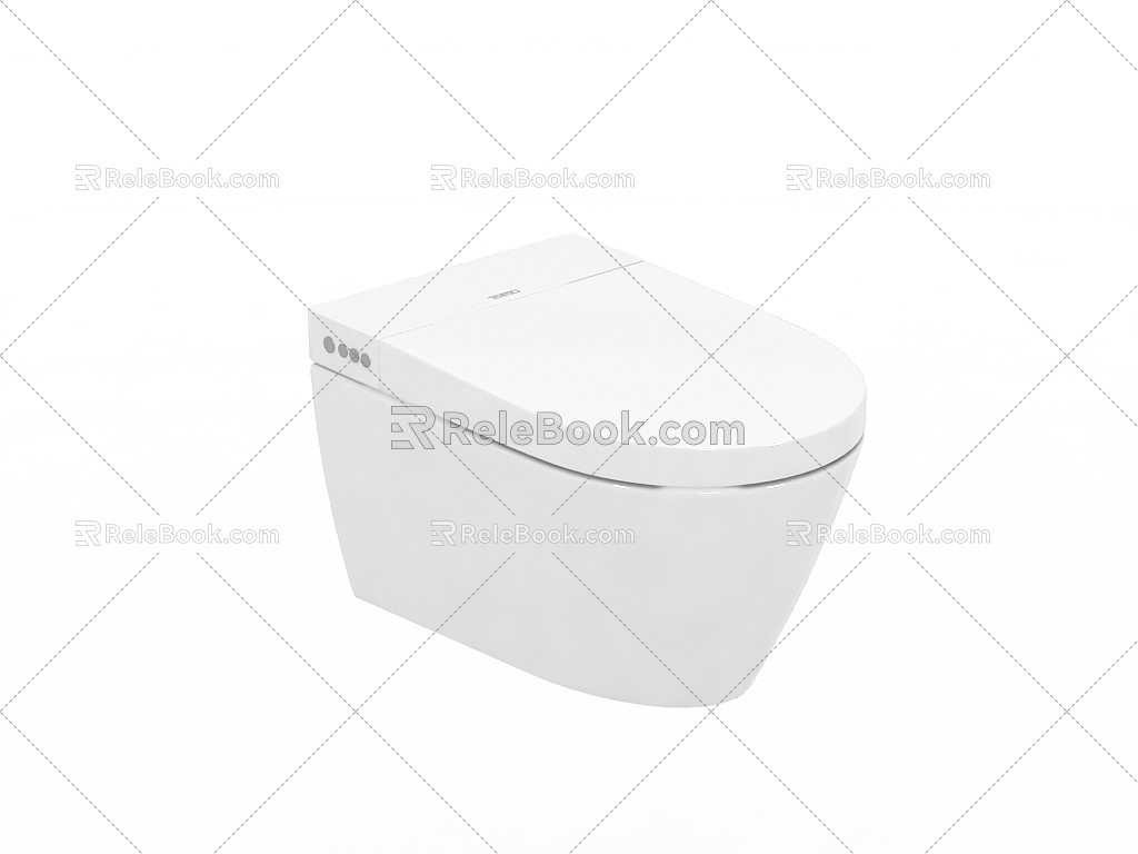 Sanitary Smart Toilet Toilet 3d model