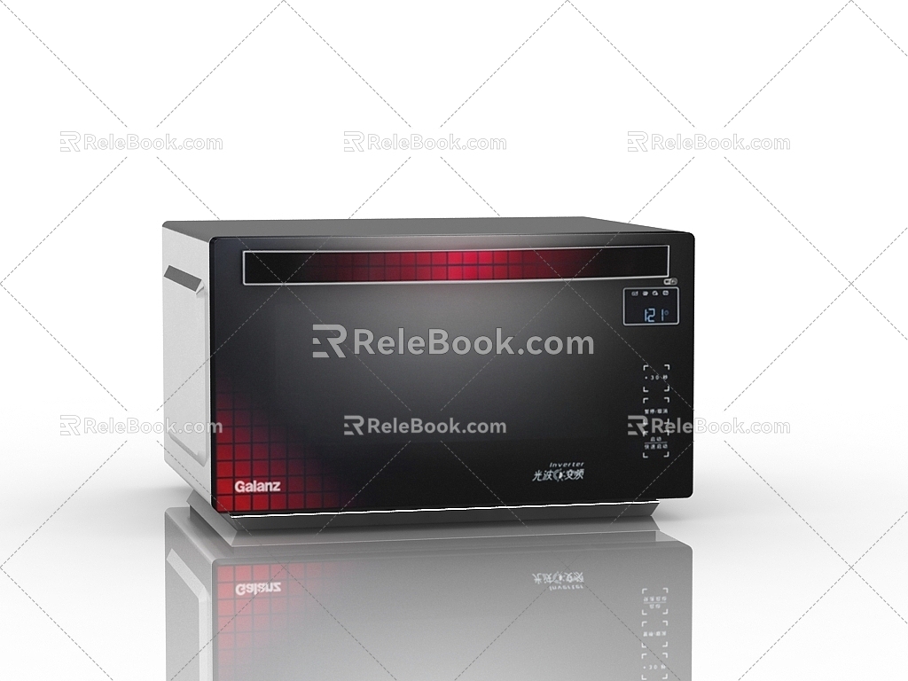 Microwave oven 3d model