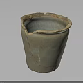 Crackled Terracotta Plant Pot With Rustic Design For Indoor And Outdoor Greenery