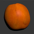 Fresh Vibrant Orange Fruit On Black Surface With Clear Reflection