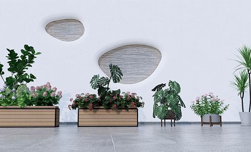 Modern Flower Box 3d model