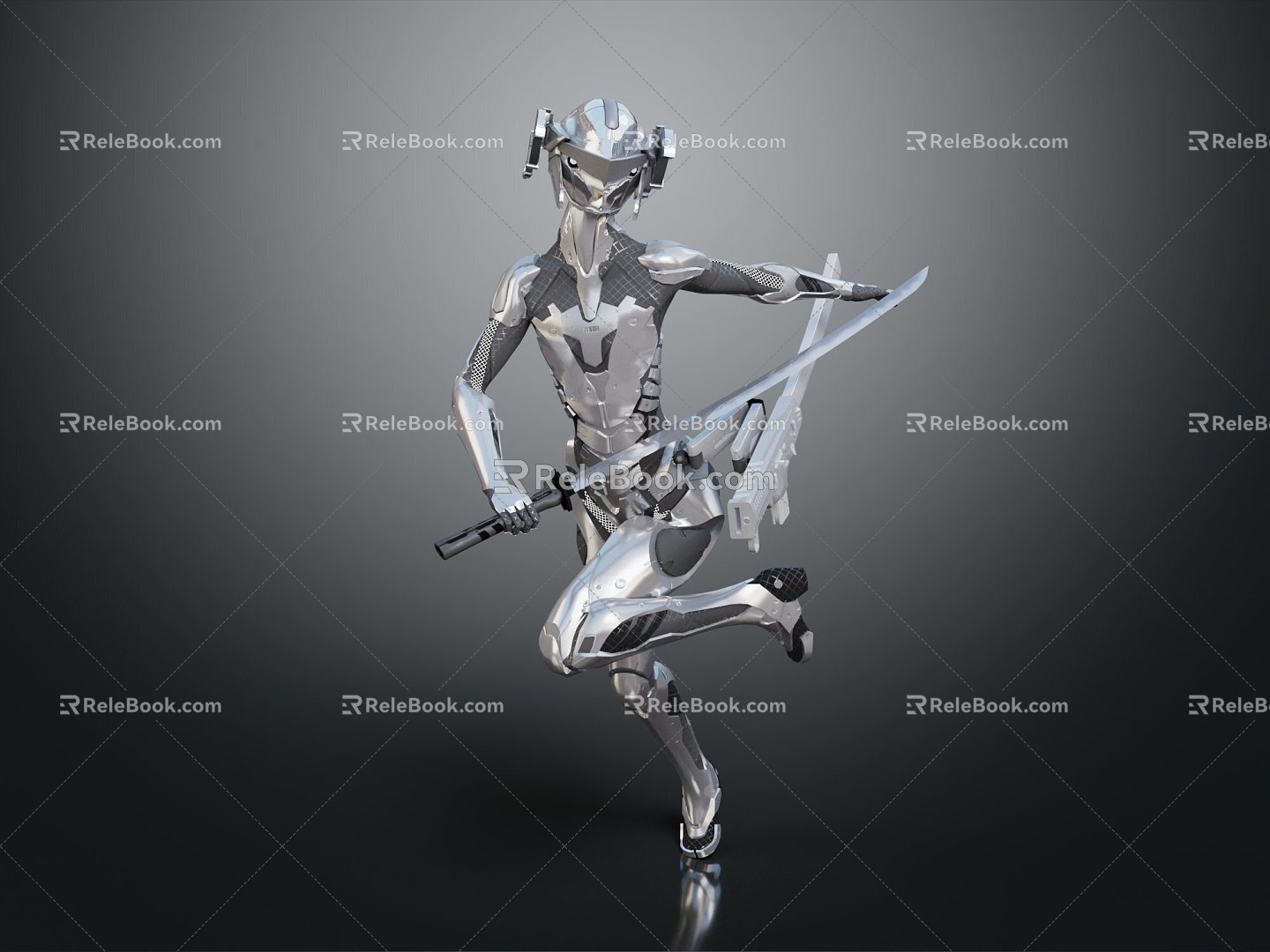 Modern robot character game character game character 3d model