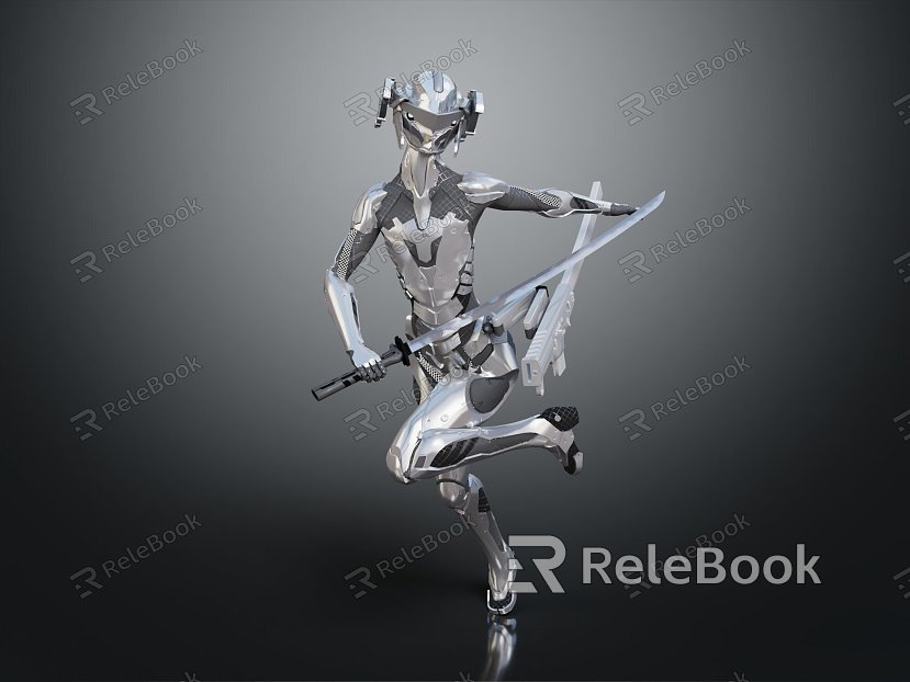 Modern robot character game character game character model