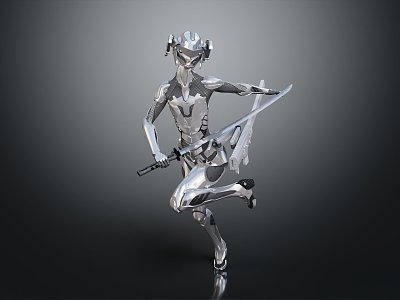 Modern robot character game character game character 3d model