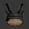 Black Durable Backpack With Multiple Pockets And Adjustable Shoulder Straps For Daily Use