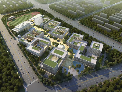 Campus Building Primary and Secondary School Building