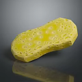 Yellow Porous Cleaning Sponge Essential For Daily Kitchen Dishwashing Tasks
