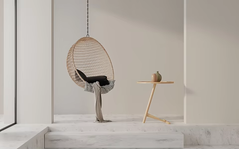 modern leisure chair 3d model