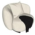 Single sofa 3d model