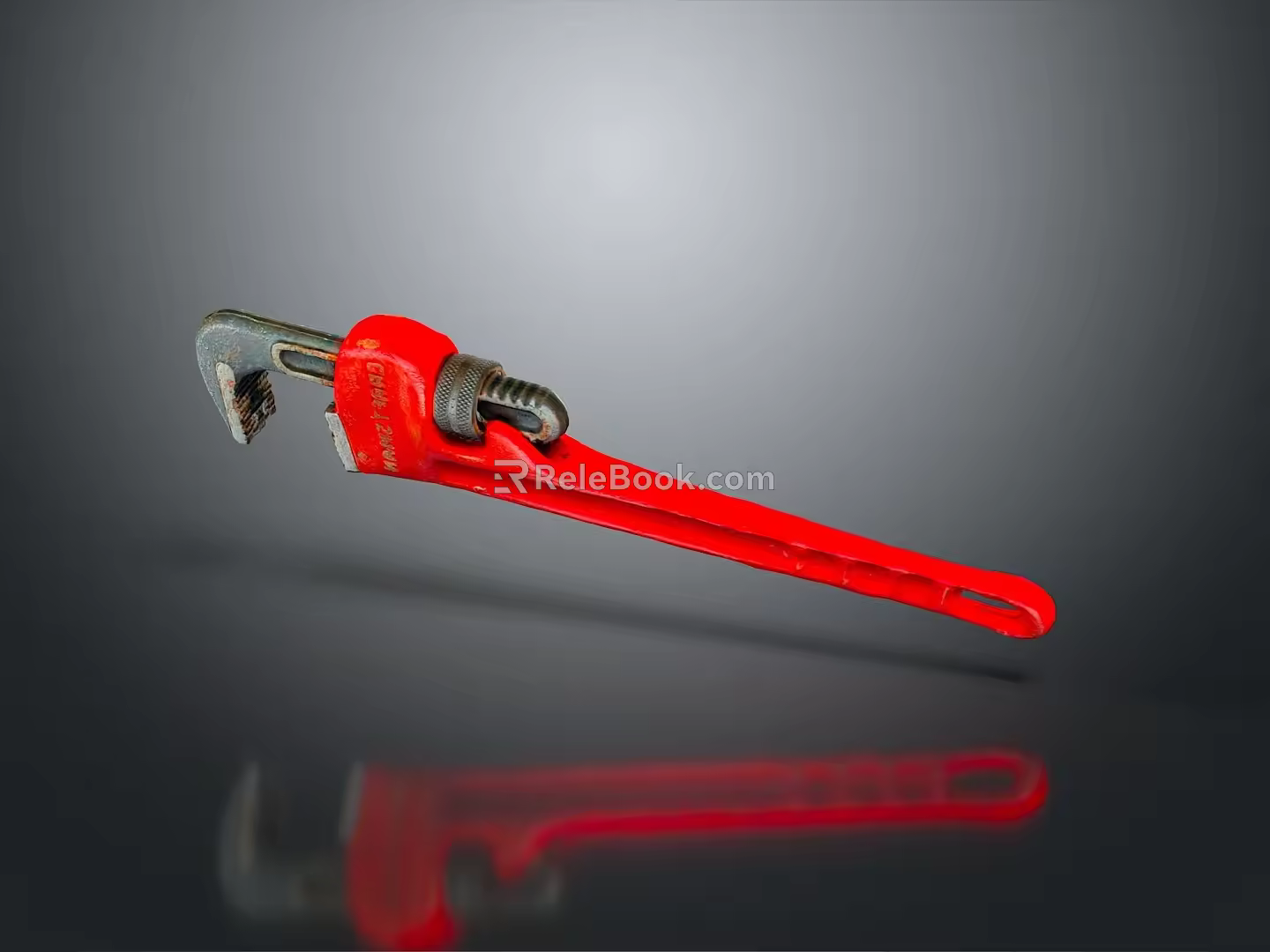 Pipe pliers vise bench vise wrench tool hardware tool processing tool furniture 3d model