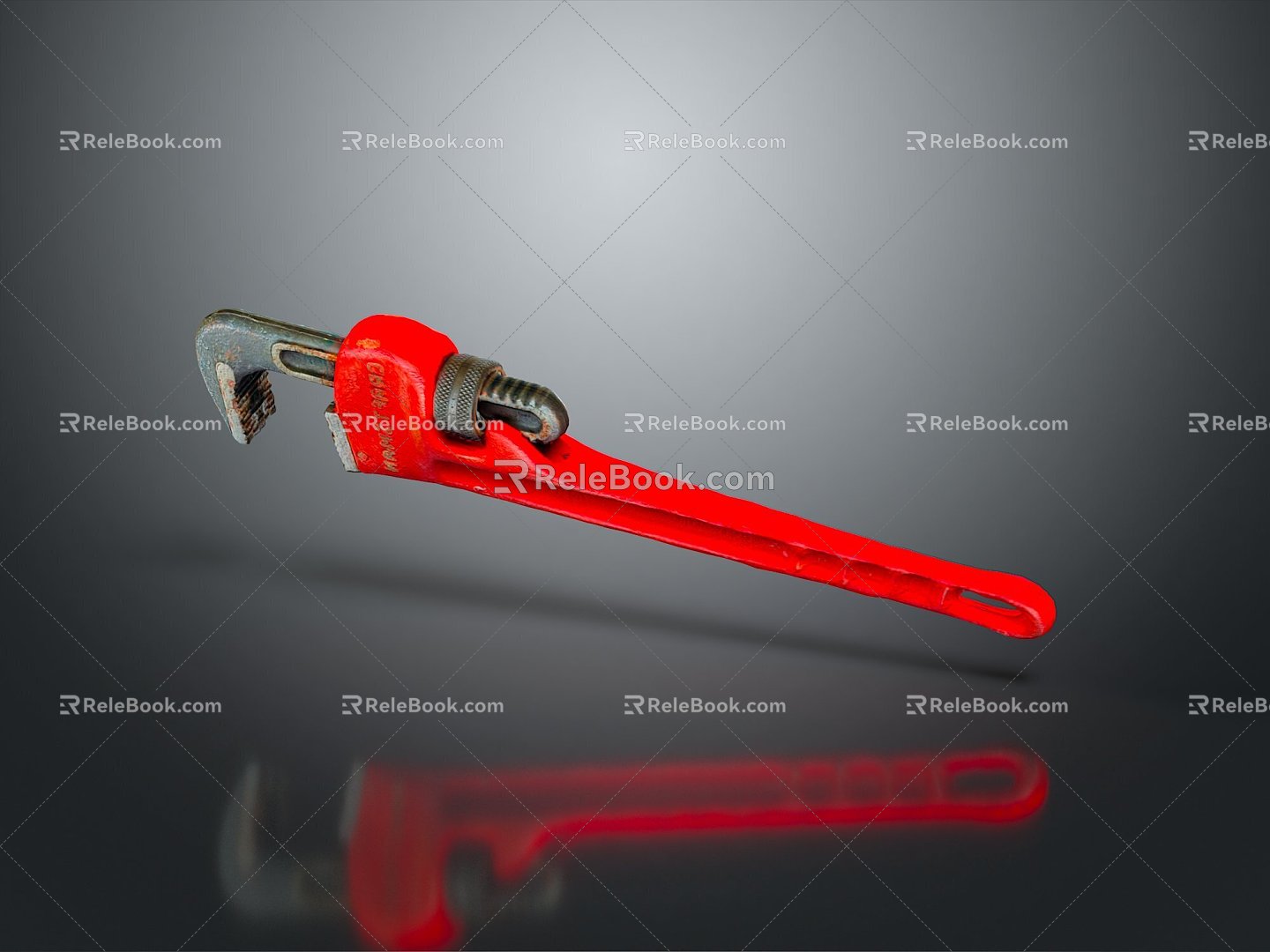 Pipe pliers vise vise bench vise wrench wrench tool hardware tool processing tool furniture 3d model