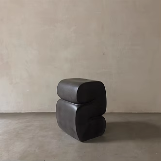 Kar side a few stool pier designer a quiet wind glass steel table stool living room 3d model