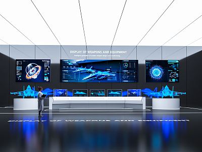 modern monitoring room model