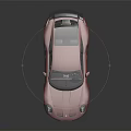 Red Sports Car With Rear Spoiler And Sleek Modern Aerodynamic Design