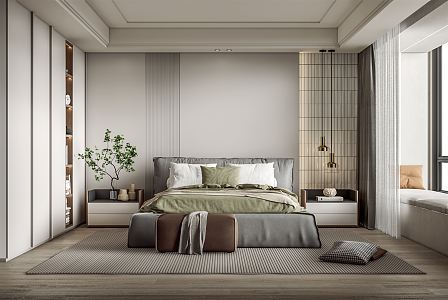 Modern Bedroom 3d model