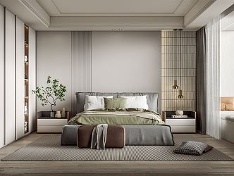 Modern Bedroom 3d model