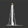 Modern Lighthouse Old Lighthouse Vintage Lighthouse Items 3d model