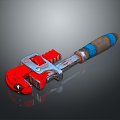 Pipe pliers vise wrench wrench wrench tool hardware tools processing tools realistic 3d model