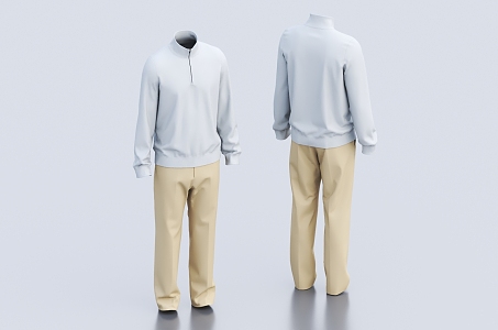 Modern clothes 3d model