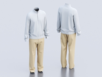 Modern clothes 3d model