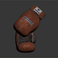 Pair Of Red Boxing Gloves As Essential Sports Equipment For Training