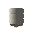 Modern Sofa Stool Dressing Stool Round Stool Low Stool 3d model