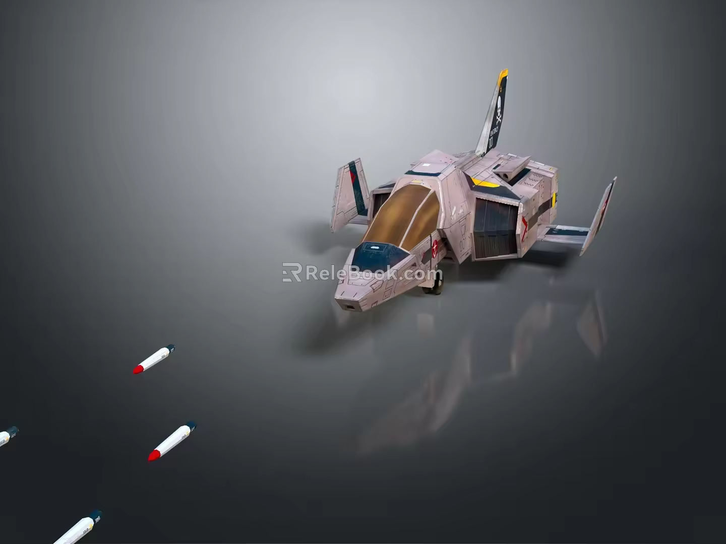 Modern fighter sci-fighter next-generation fighter sci-fighter 3d model