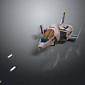 Modern fighter sci-fighter next-generation fighter sci-fighter 3d model